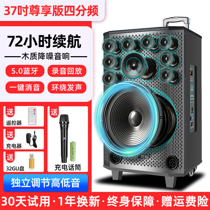 广场舞音响音箱2025新款k歌户外拉杆专用大功率蓝牙专业演出|undefined