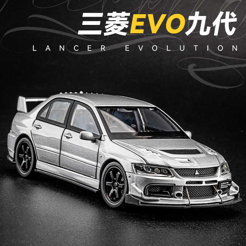 1:32 Mitsubishi Ninth Generation Evo Alloy Car Model Artificial Jdm Sports Car Collection Ornaments Kidsren's Toys Car Wholesale