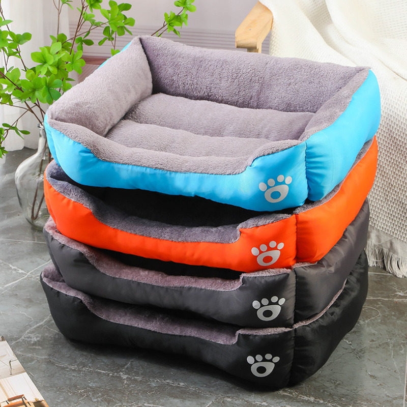Customized Wholesale Dog Kennel and Cat Kennel to Heattech in Winter Pet Bed Large Dog Sofa Cushion Pet Supplies Thickeneded and Warm