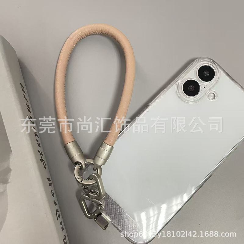 超迁皮手机挂绳短款高级耐用防摔防丢时尚跨境出口高颜值手机挂链|undefined