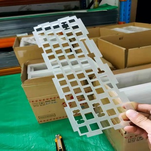 Cnc Engraving Keyboard Positioning Plate Upper and Lower Covers Transparent Mechanical Luminous Electronic