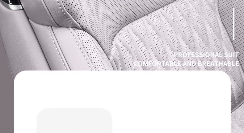 Byd Han Dmi Glory Edition Suede Headrest Neck Support Car Lumbar Support Ev-Specific Interior Accessories Collection