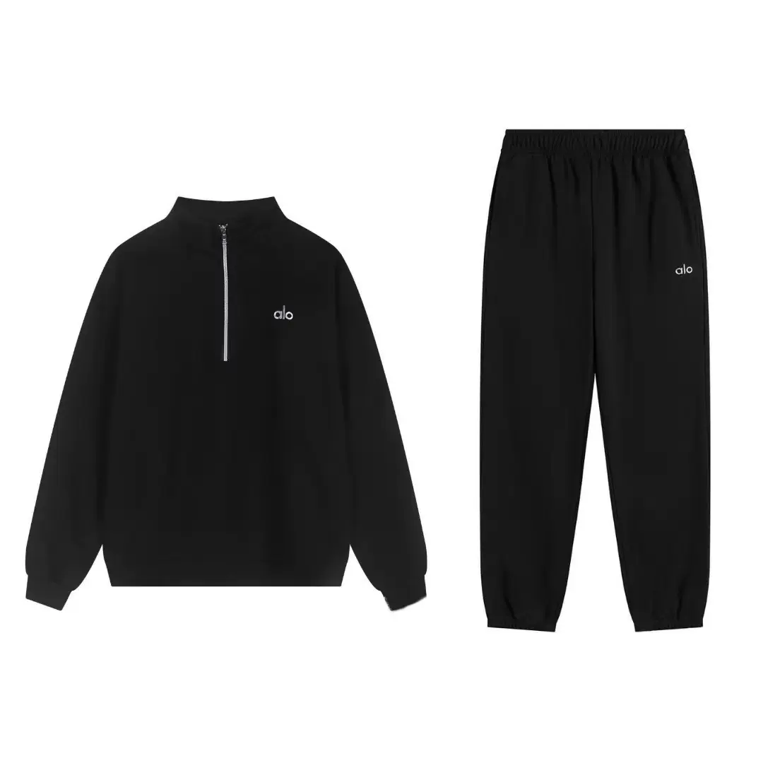 正确版A1o秋冬美式运动连帽卫衣头绳LOGO标宽松男女同款卫衣套装