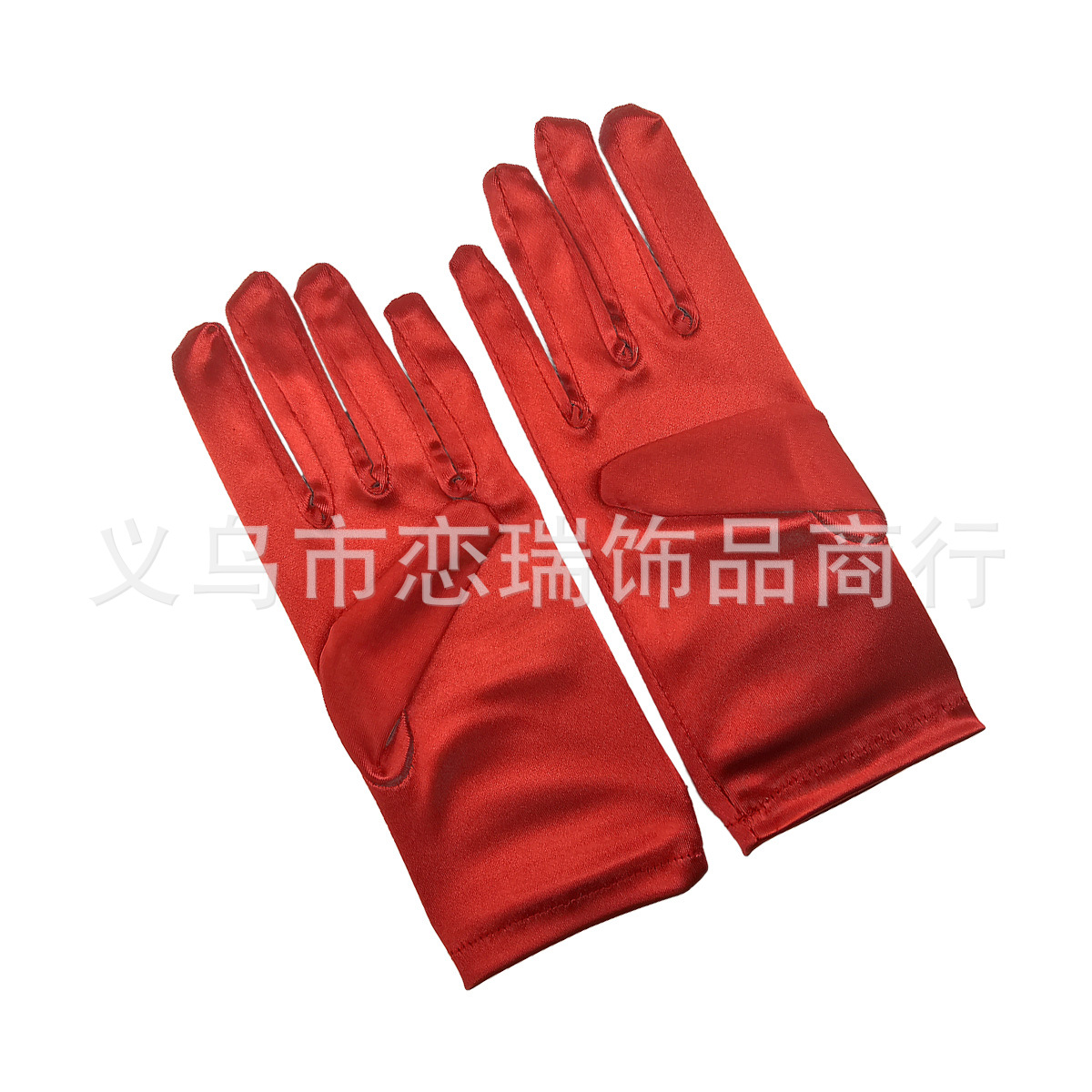 Vestido de color sólido guantes satin guantes de novia guantes de Halloween maquillaje fiesta damas guantes cortos