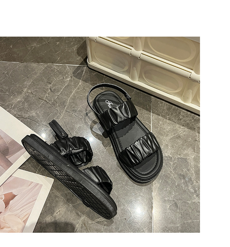 Sandali da donna alla moda, nuovo stile estivo per interni ed esterni, scarpe da spiaggia con fondo piatto antiscivolo, alla moda e versatili_voghion.com