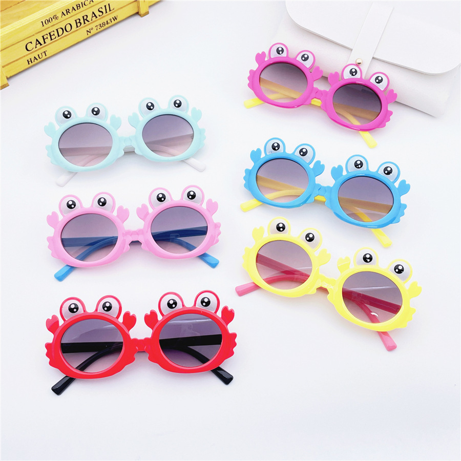 Little Crab Children's Sunglasses Korean Style Little Frog Glasses Baby Boys and Girls Photo Style Sunscreen Sunglasses
