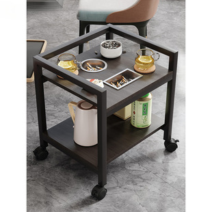 Xc Movable Storage Rack Small Side Table Mahjong Machine Mahjong Table Coffee Table Tea Side Table Chess and Card Room Playing Card Rack