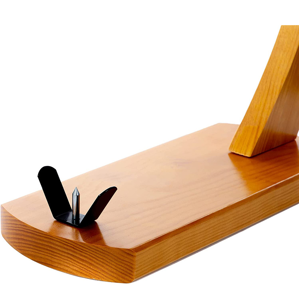 Madera maciza español Iberia jamón estante especial estante Cordero pierna herramienta con palo de afilado