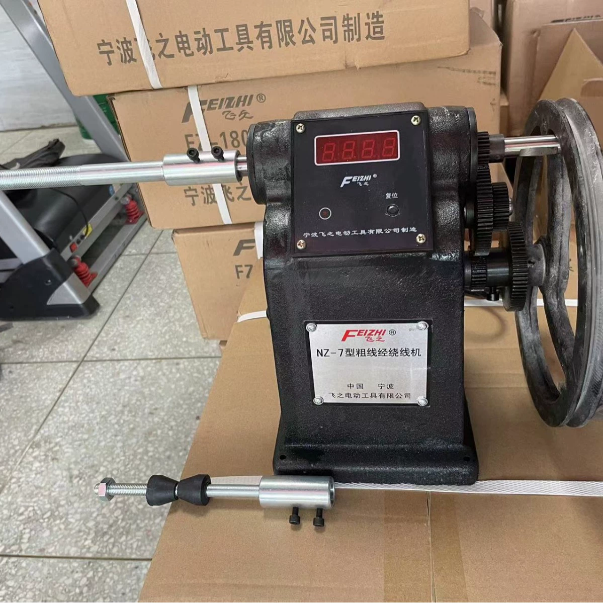 Ningbo Feizhi NZ-7 Электронная намоточная машина толстого диаметра Стальная Шестерня NZ-7 Намоточная машина Панель Печатная плата