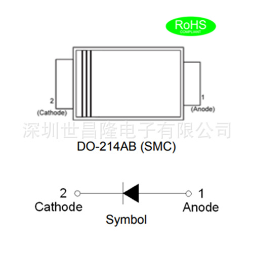 GS3M  世昌隆代理捷捷微整流二极管 3.0A 1000V SMC