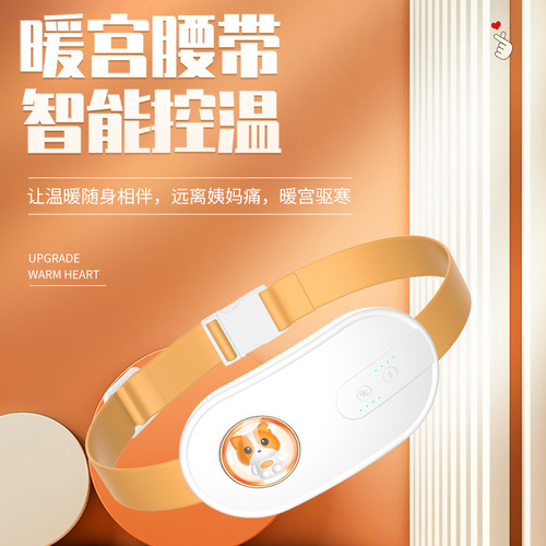 Auntie’s gift: heated palace treasure heating belt massager belly warmer cute pet space capsule palace warmer belt