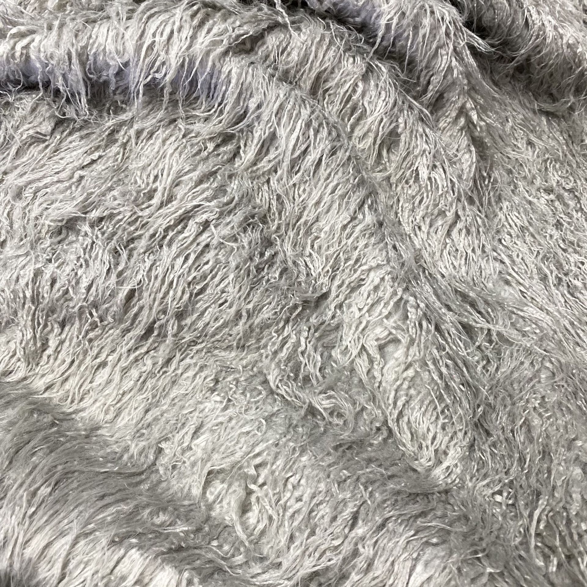 100MM毛高仿山羊毛 滩羊毛 长毛绒 服装仿动物毛玩具毛绒面料