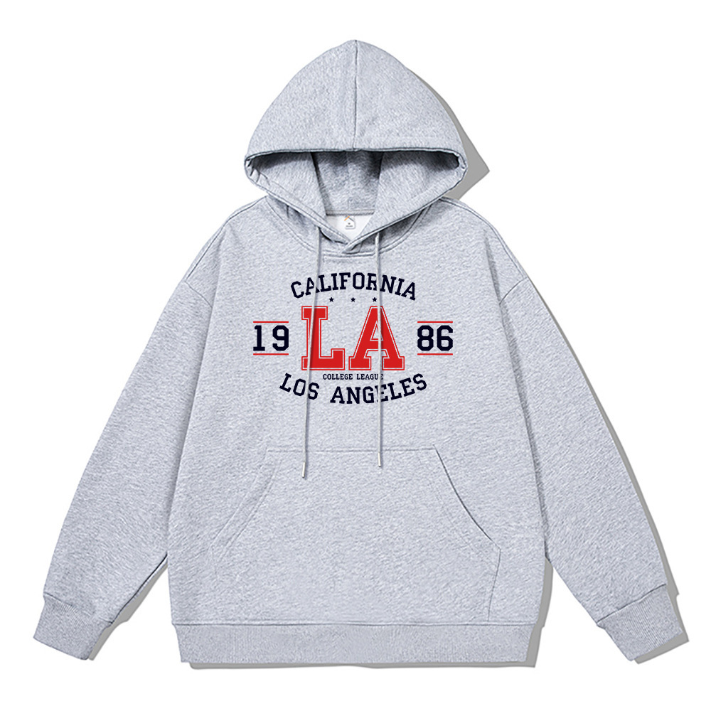 Los Angeles California U.S.A 1986 Setwear Men Hoodie Winter