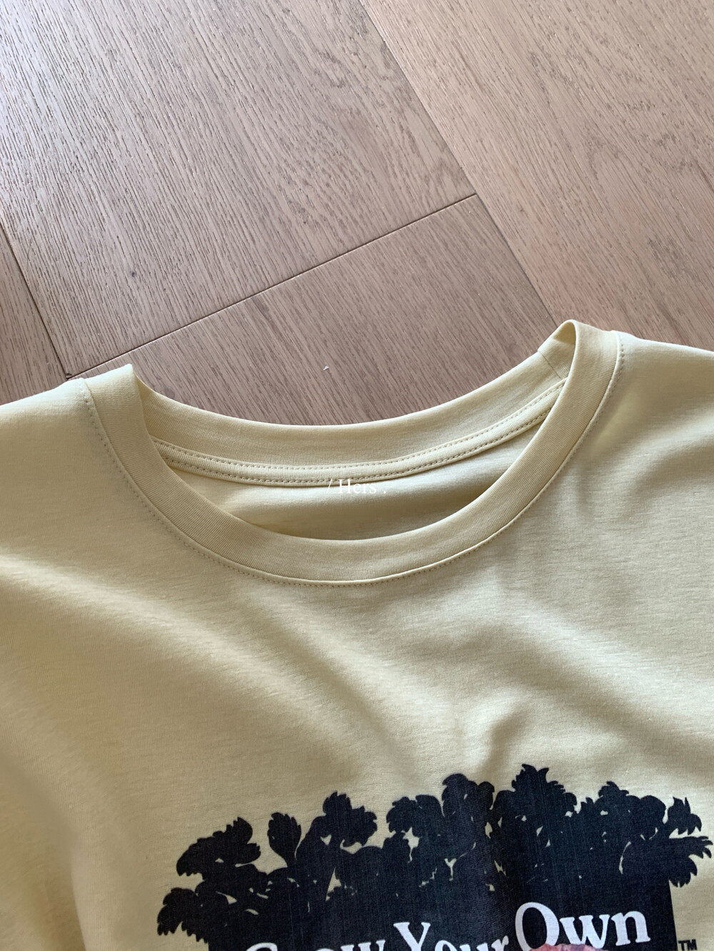 Áo thun nữ cổ tròn tay ngắn họa tiết hoa in vintage phong cách Hàn Quốc rộng thoải mái — Sữa vàng, màu xám, màu mơ chi tiết 24