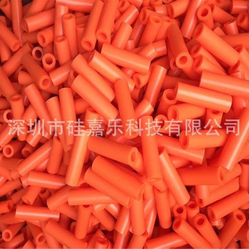 硅胶气管热缩管硅胶黑色透明彩色绝缘收缩套管蠕动泵硅胶软管