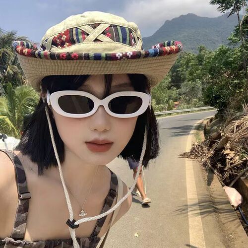 New Amazon Western Cowboy Hat Women's Spring and Summer Hiking Hat Men's Outdoor Leisure Big Brim Fishing Sun Shade