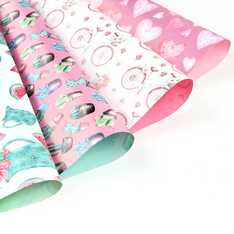 520 papel de regalo fresco Regalo de Cumpleaños de vacaciones caja de regalo papel de regalo DIY en stock al por mayor