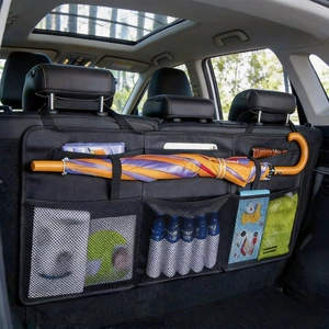 Car trunk storage bag, multifunctional Oxford cloth storage bag, umbrella holder, seat back hanging bag, car storage bag