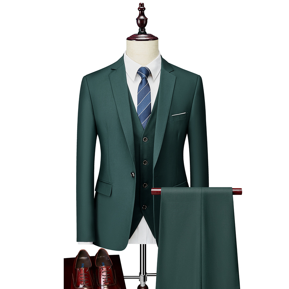 2025 Amazon Foreign Trade Men Business Casual Traje Traje de dos piezas para novios