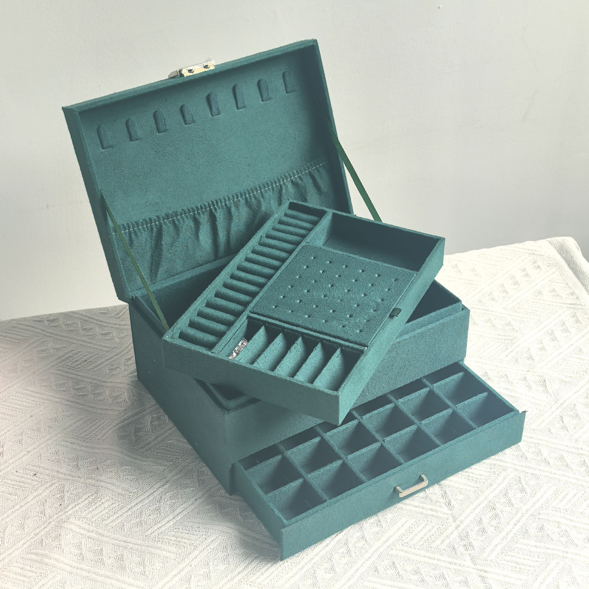 Dark green;24.5*17.5*12cm