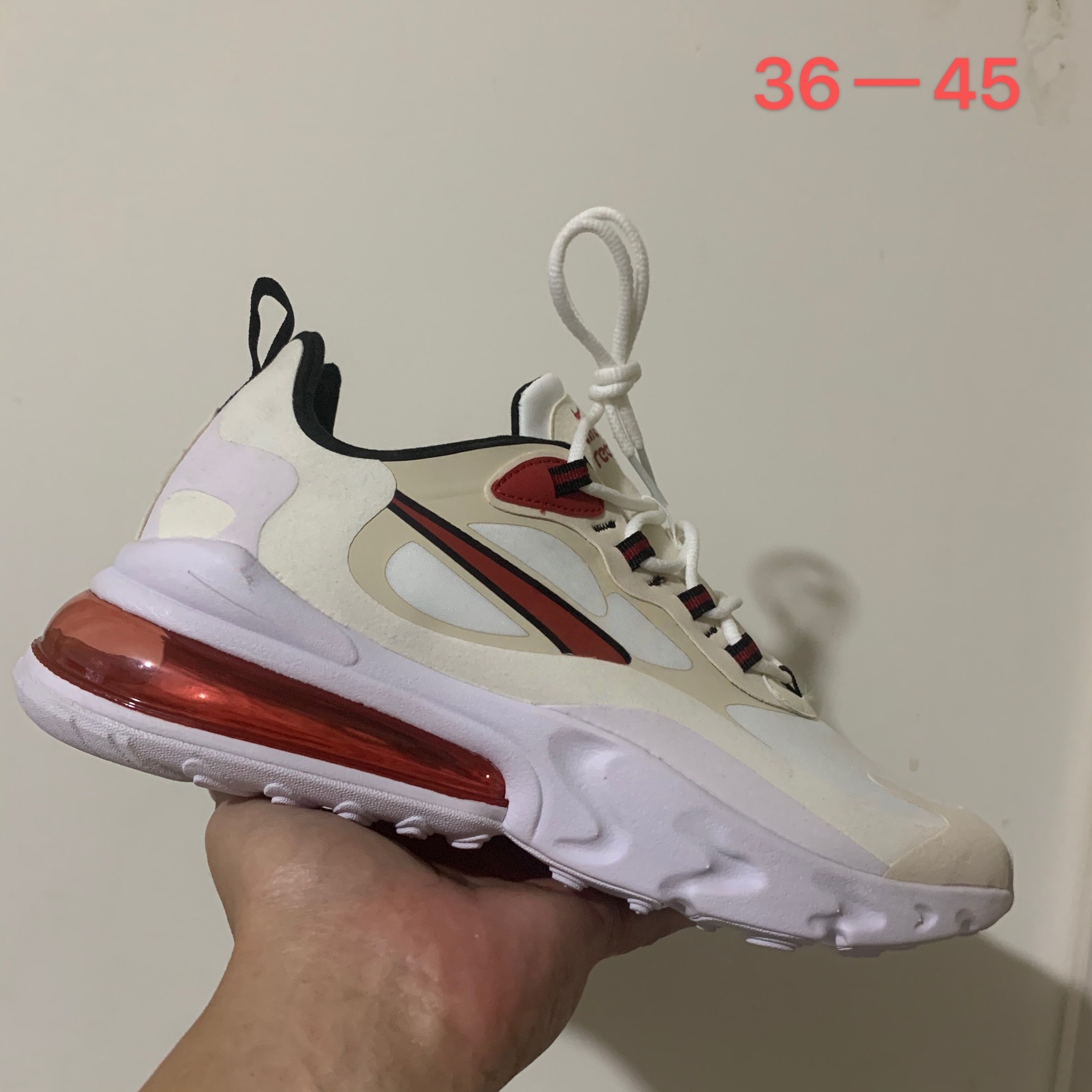 Putian 공장 직접 판매 순수 오리지널 Air Max 270 패드 스포츠 여성 신발 남성 신발 스포츠 러닝 국경 간 대외 무역 모델
