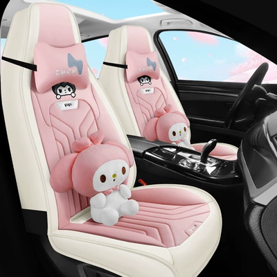 Seat cushion, seat cover | generation of hair - cartoon-version-of-sweet-pink-one-piece-head