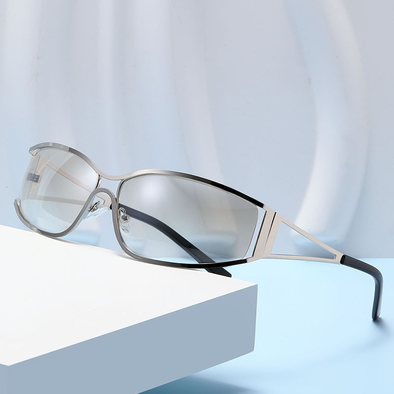 Outdoor Cycling 2026 European American Cross-border Hot Girl Style With Hollow Design And Tech-inspired Design, Stylish Sunglasses For_voghion.com