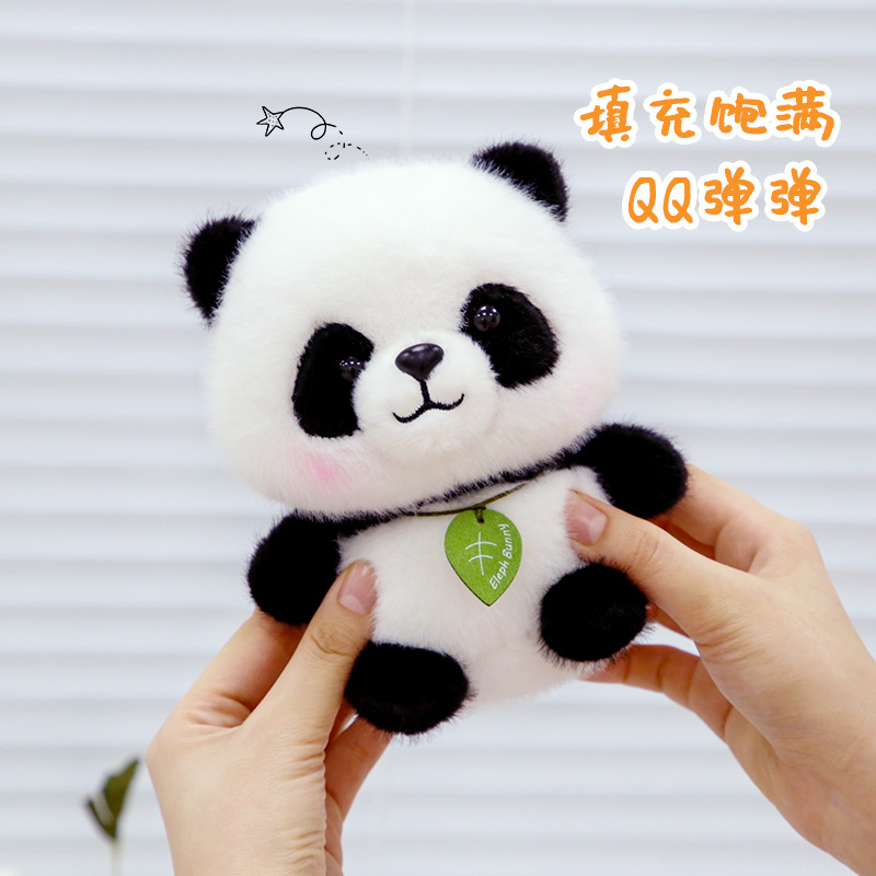 Nuevo compañero de mesa serie dibujos animados lindo peluche panda conejo simulación muñeca fiesta muñeca al por mayor