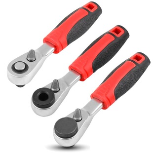 1/4 "drive ratchet socket wrench screwdriver small mini flying fast wrench bit socket handle