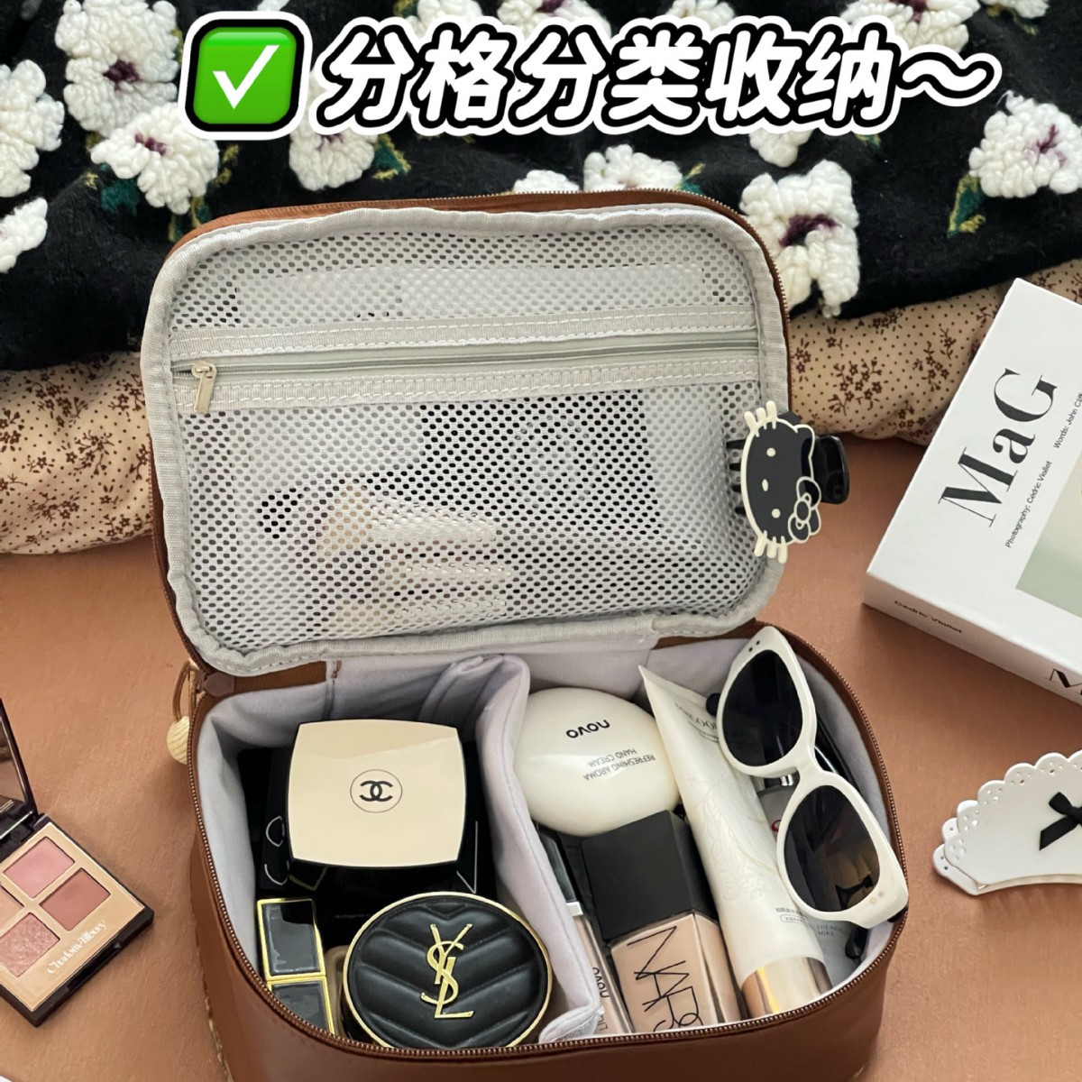 2025 nuevo alto valor facial de gran capacidad para salir a la zona de almacenamiento portátil cosméticos bolsas de maquillaje de viaje de lavado portátil