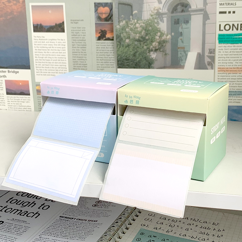 Detachable high quality note, sticker for students, gradient -> Отсоединяемая высококачественная записка, наклейка для учащихся, градиент