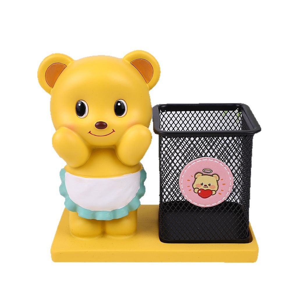 Portalápices de oso creativo gran capacidad multifuncional estilo ins minimalista almacenamiento de escritorio artefacto papelería para estudiantes oficina