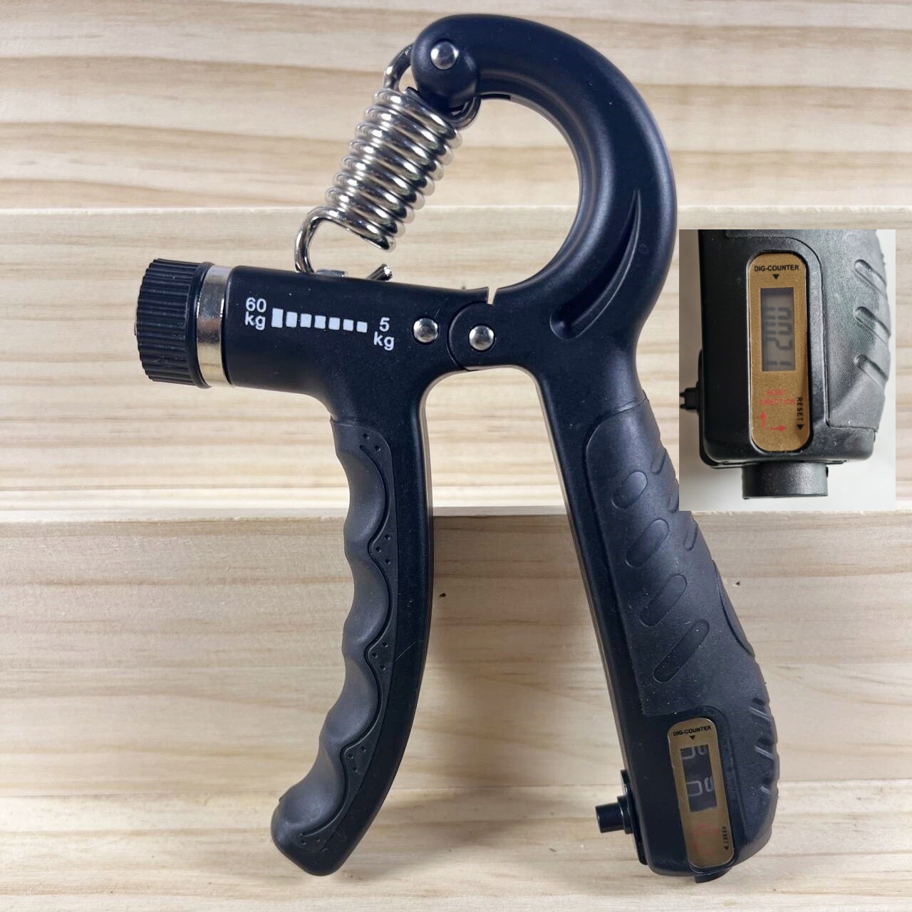 Fitness conteo Grip fitness agarre ajustable dedo ejercitador dedo agarre