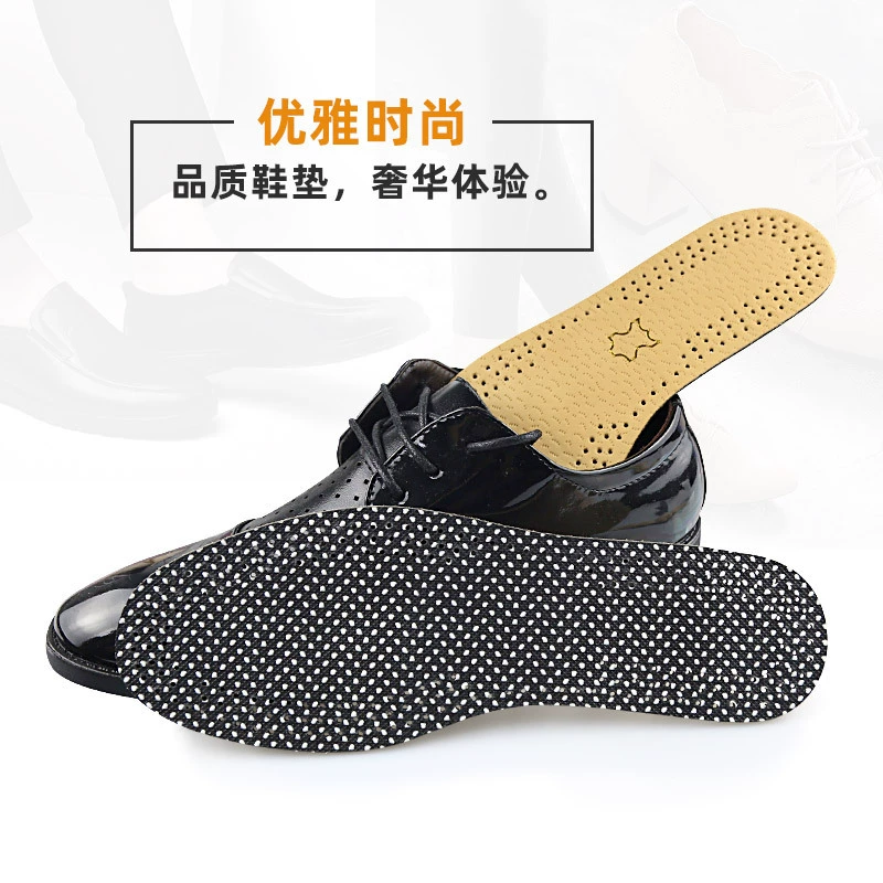 Кожаные тёплые джинсы, качественные nonslip износостойкие дышащие стельки для мужчин и женщин, впитывают пот и запах