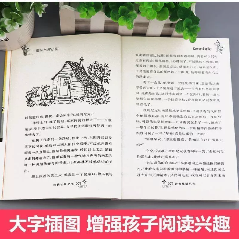 Красивая собака Доминик Международная премия Новелл Xinlei Publishing House обязательная к прочтению внеучебная литература для третьего и четвертого классов начальной школы