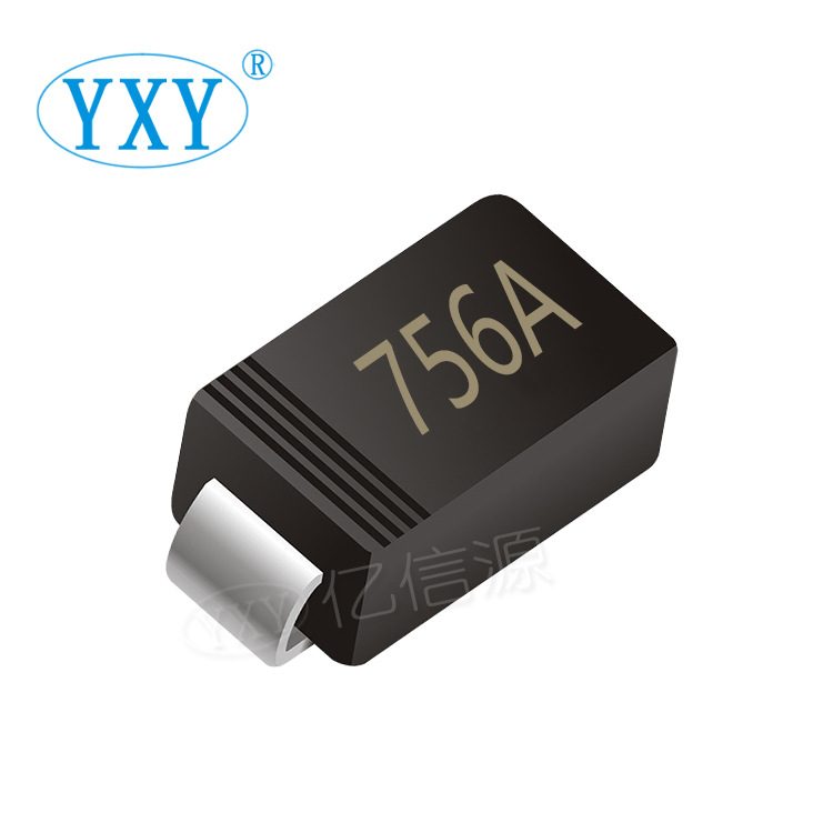 厂家直营 1SMA4756A SMA封装 DO-214AC 1W 47V 贴片稳压二极管