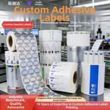 Custom Adhesive Labels: Full-Color Trademark Logo Printing