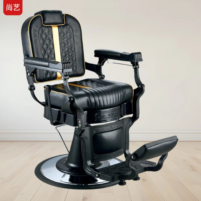 Transfronterizos para silla de barbero retro, silla de barbero para hombres, silla de cabeza de aceite, silla de barbero para afeitar image 23