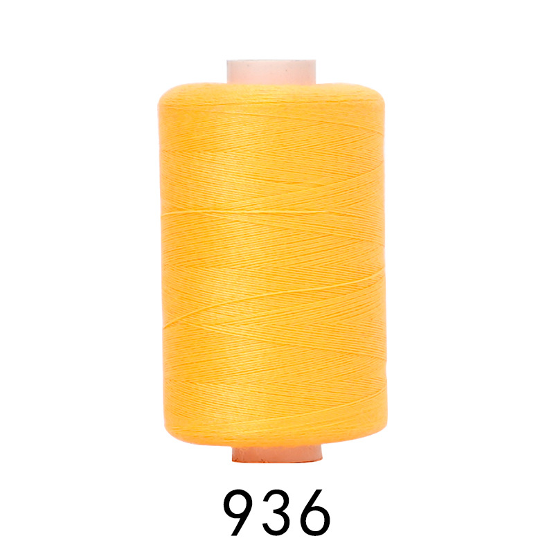 1000 yardas de hilo de poliéster de alta velocidad combinación de colores hogar hilo de coser mano hilo pequeño hilo fino dos hilos 402 hilo de coser