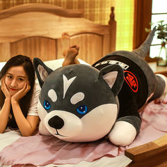 哈士奇公仔毛絨玩具狗玩偶女生抱枕睡覺男女孩生日禮物可愛布娃娃