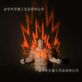 跨境肌肉壮汉能量爆发氛围灯 热血风光影特效装饰灯