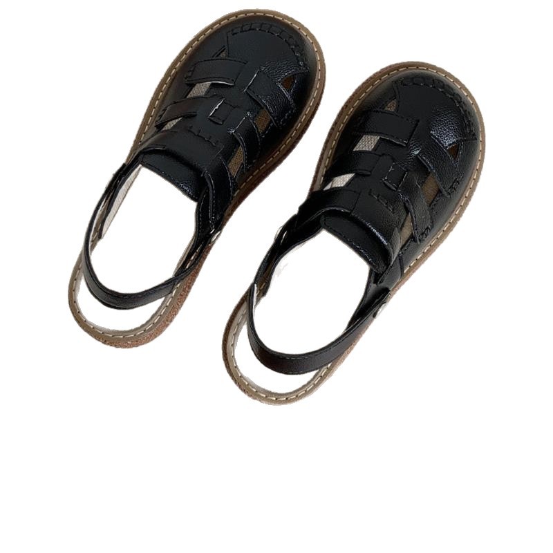 Sandalias transfronterizas para mujer verano 2025 Baotou sandalias de dos prendas para mujer ropa exterior estilo veraniego zuecos de maternidad transpirables