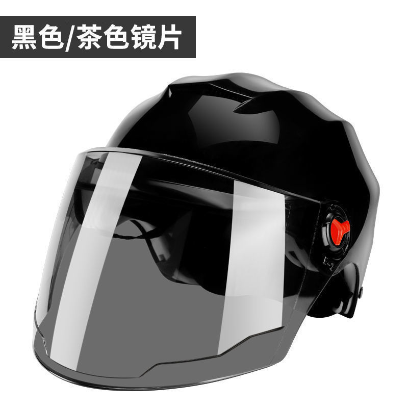 Electric vehicle safety hat Electric a storage battery car Helmet men and women currency Portable Four seasons Shade net Half helmet