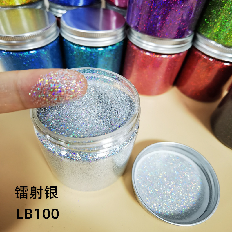 Manufacturer Wholesale High-Quality Laser Glitter Powder 1/128 (0.2mm) for Flower Resin Crafts and Jewelry Glitter Powder 100 Grams Manufacturer Wholesale High-Quality Laser Glitter Powder 1/128 (0.2mm) for Flower Resin Crafts and Jewelry Glitter Powder 100 Grams