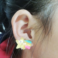 金屬耳夾無孔耳環配件改耳夾配件飾品配件耳環女彈簧夾片耳夾配件