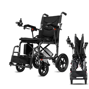 Folding Lightweight Home Electric Wheelchair Electric Four-Wheeler Carbon Fiber