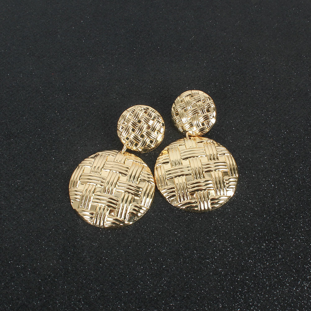 Retro Alloy Geometric Earrings display picture 4
