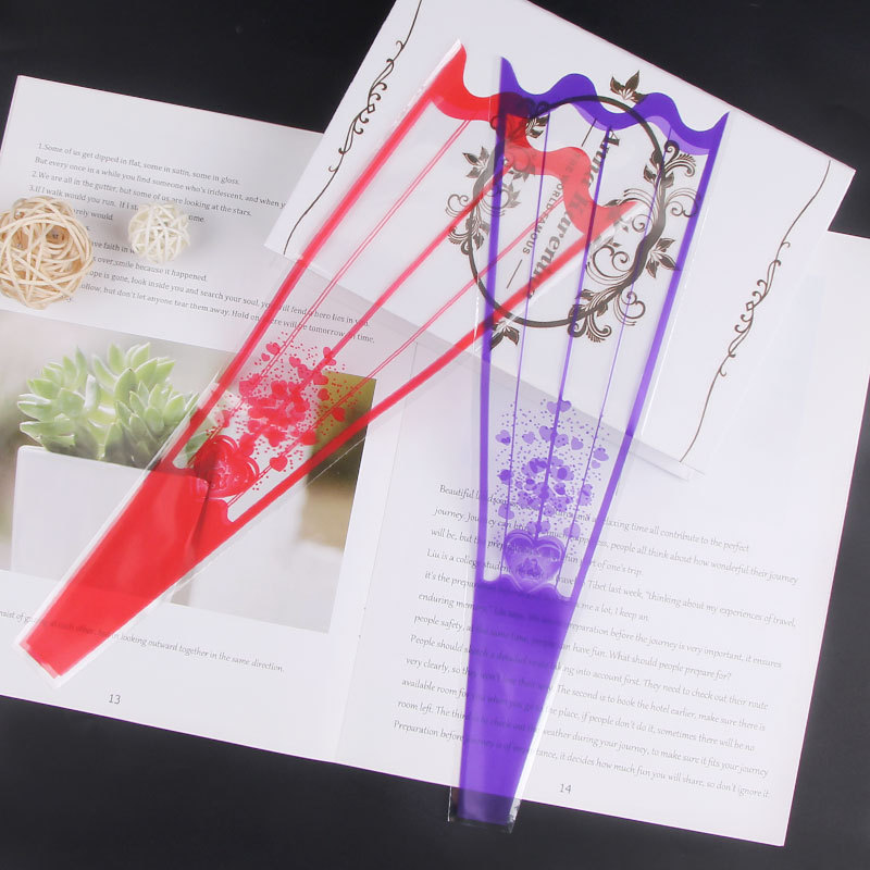 Bolsa de embalaje de flores de rayas simple transparente impermeable transpirable Rosa Clavel flor material fuegos artificiales bolsa