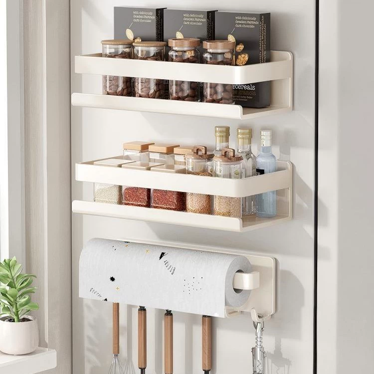 Spice Rack Wall-mounted Magnetic Storage Rack Storage Box from Yomiego