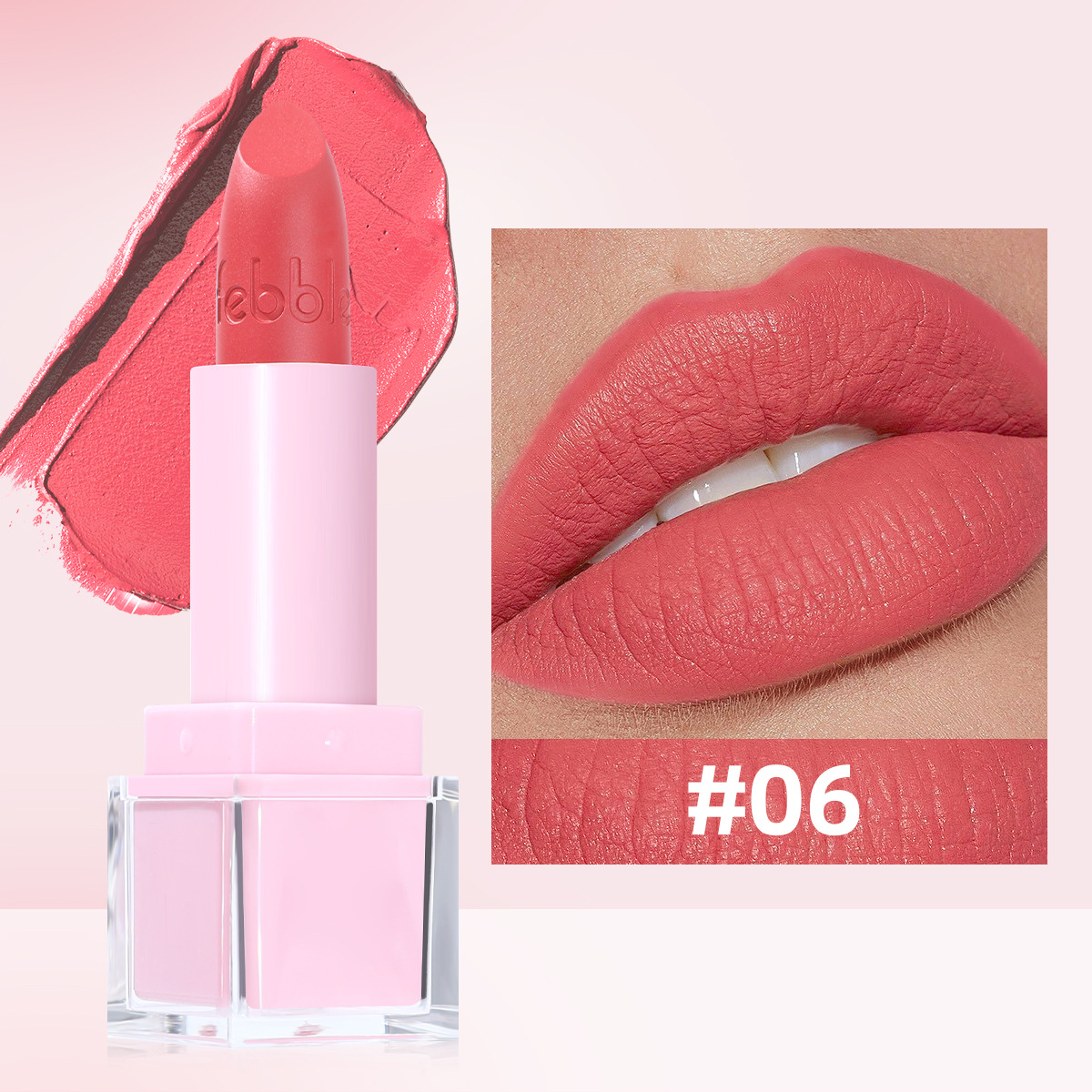 USHAS Europa y los Estados Unidos transfronterizos spot permanente color lipstick lipstick mate LP2336A